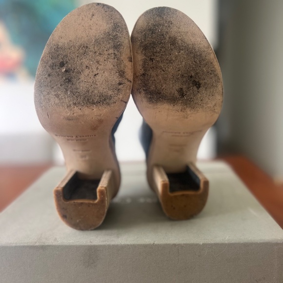 OFFICINE CREATIVE - SIDOINE/006 MAX NERO - PEEP TOE DARK GREY - SIZE 36 - Picture 7 of 9